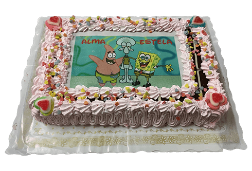 Tarta personalizada de Bob Esponja