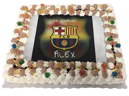 Oblea personalizada para tartas FC Barcelona Barça – Chipanga Artículos  personalizados